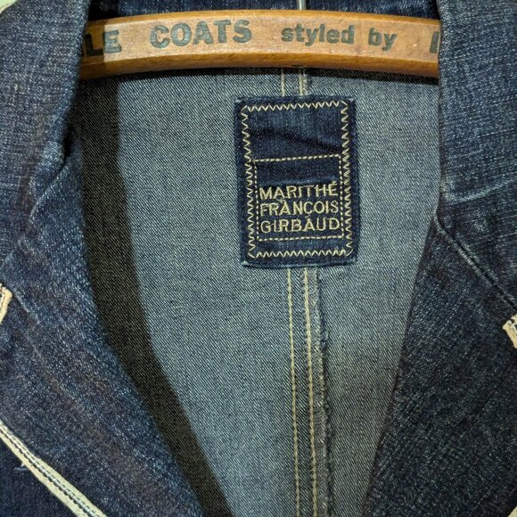 Marithe Francois Girbaud Jean Jacket (Large) Deconstructed Fashion - Picture 2 of 10